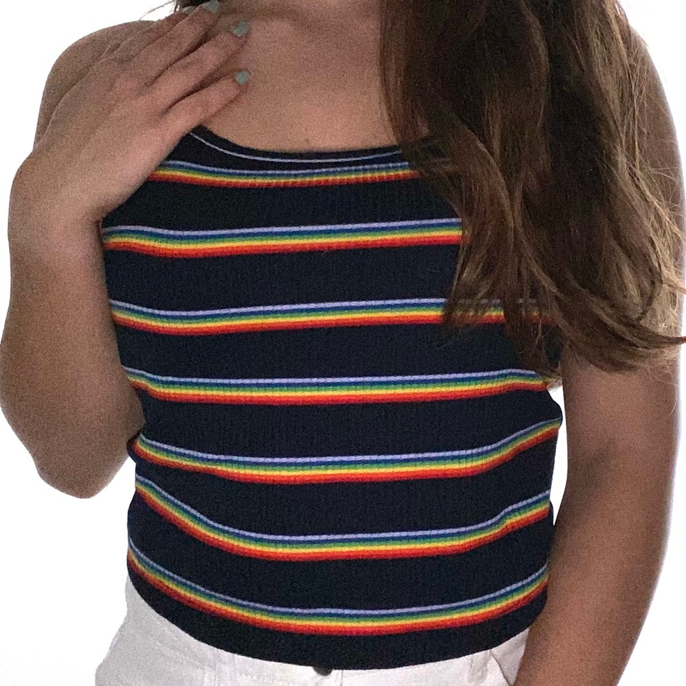 Rainbow Crop Top